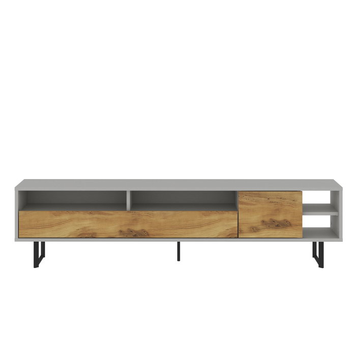 Hanah Home Luga Soporte de TV Gris y Roble